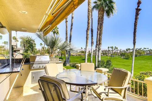 Community Pools and Golf Views Palm Desert Condo!